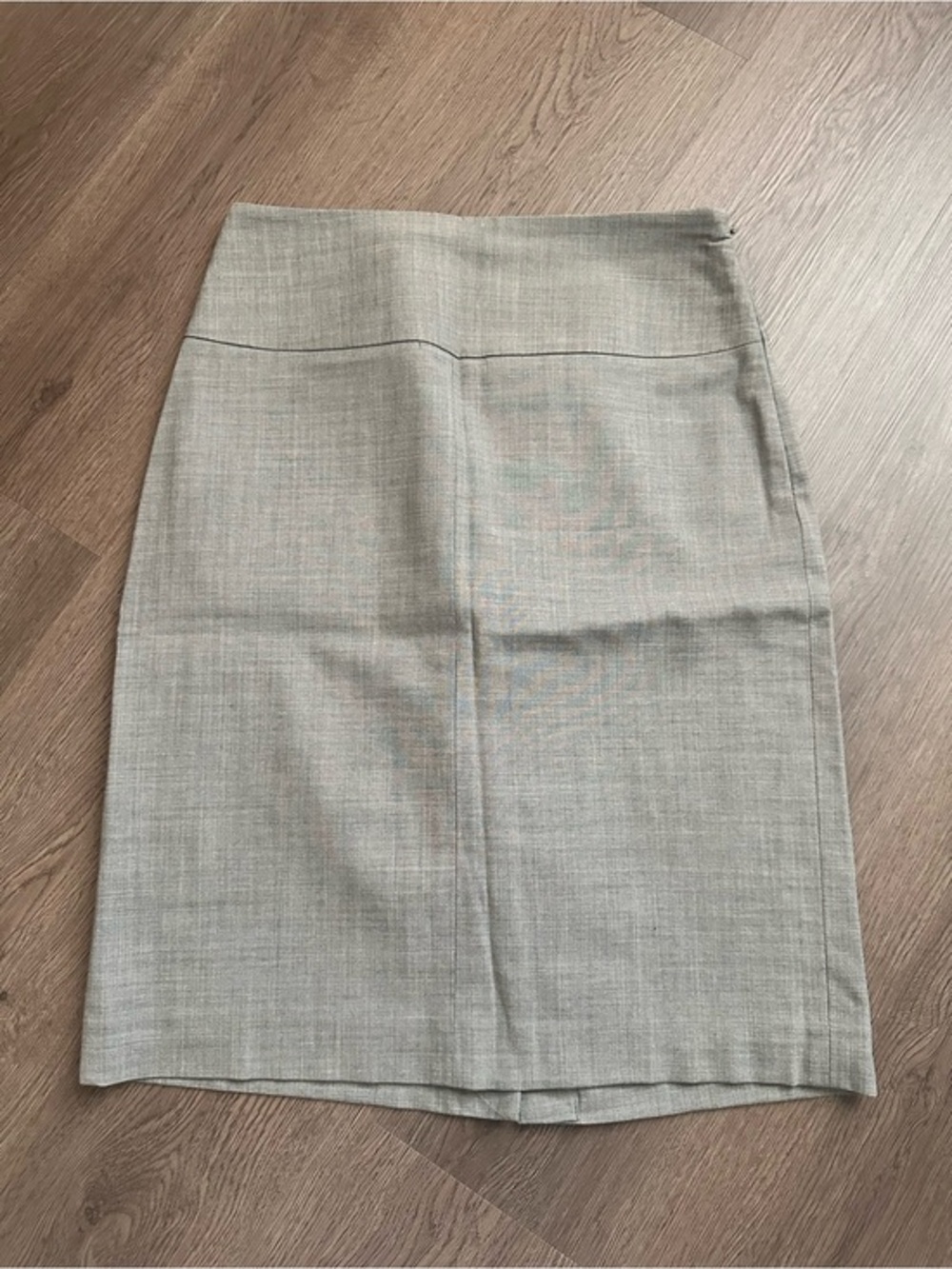 Banana Republic Light Gray/Tan Pencil Skirt
